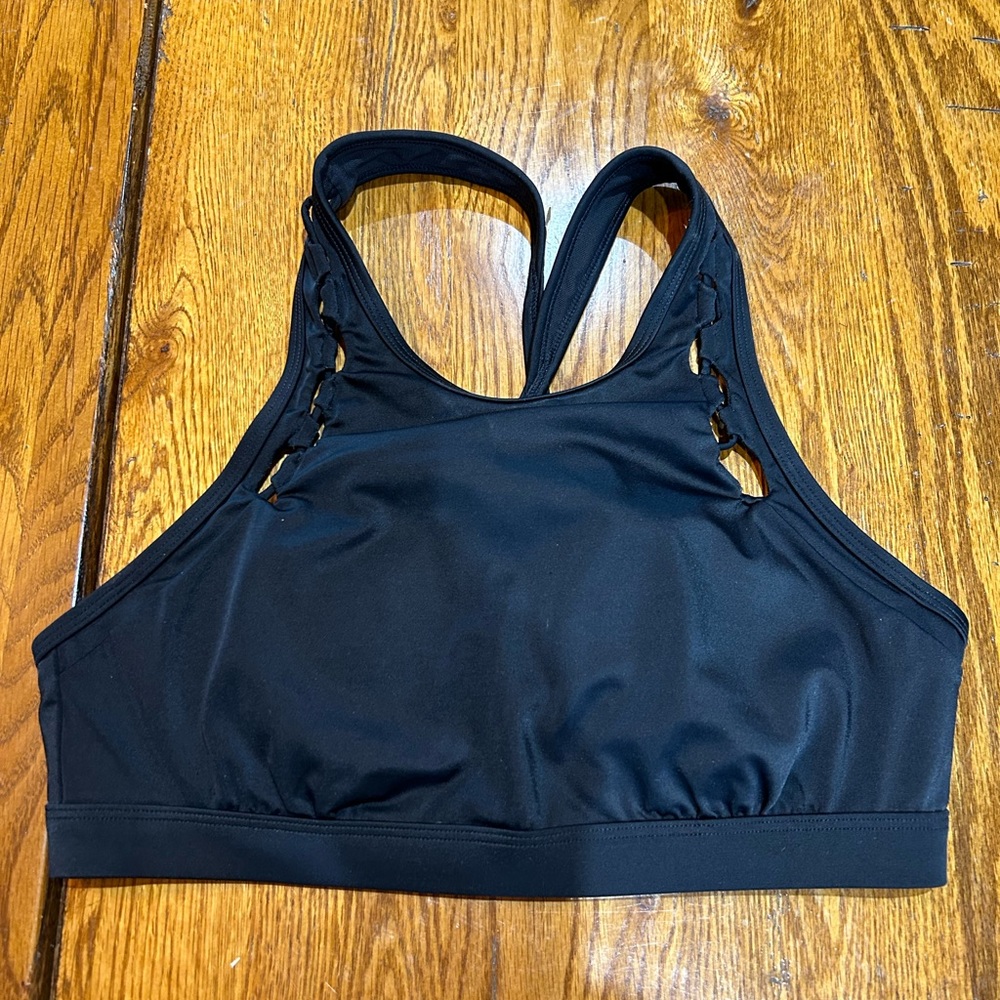 Black Athleta bathing suit top